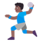 Man Playing Handball- Medium-Dark Skin Tone emoji on Microsoft